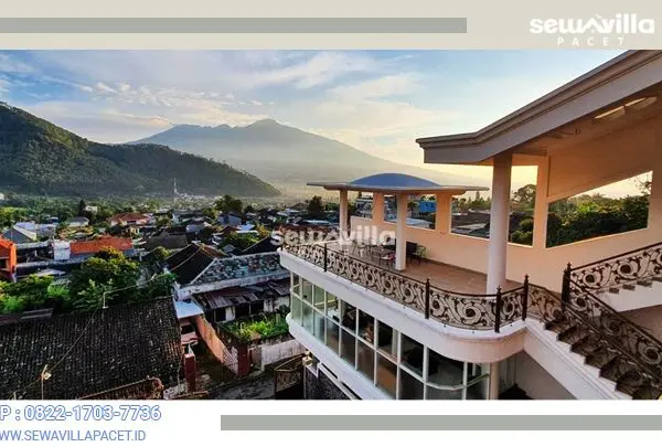 villa tiyasa batu memili pemandangan gunung panderman yang bagus