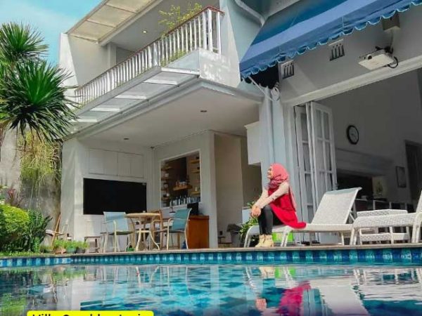 Villa Jogja Private Pool dengan View Cantik serta Kolam Pribadi