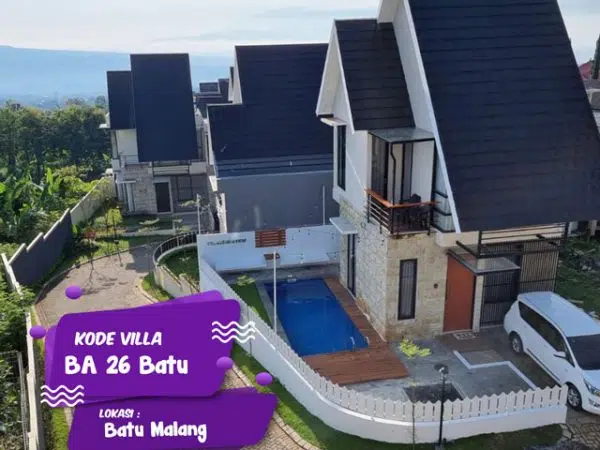 Villa Batu Malang Private Pool Kode B26 View Gunung Fasilitas Mewah Villa Batu Malang Private Pool Kode B26 View Gunung Fasilitas Mewah